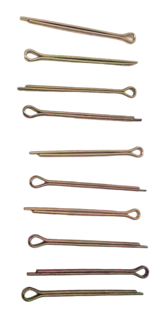 Cotter Pins 1/8" × 1-3/4" — Lot of 10 for Standard 1" Spindle Ends (165649-LOTOF10)