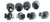 Lippert 4400# Axle Riser Kit For LCI Torsion Trailer Axle  3-1/2" Lift  (164888)