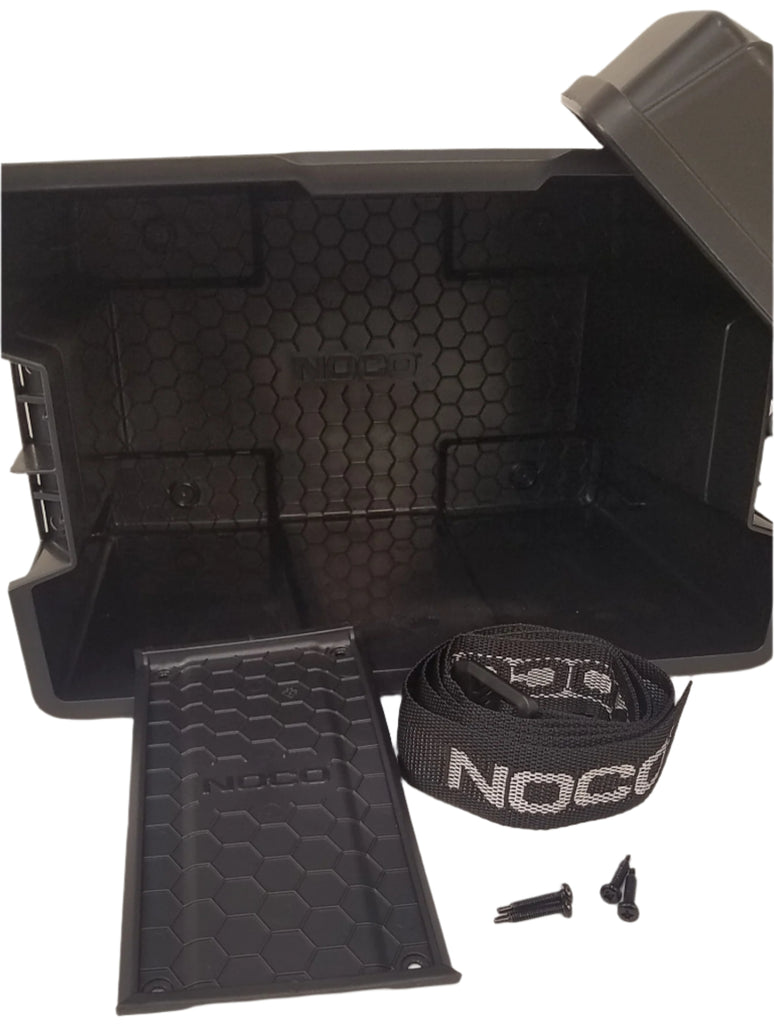 NOCO Black Battery Box with Snap On Lid for Group 24 Batteries Trailer Marine (HM300)