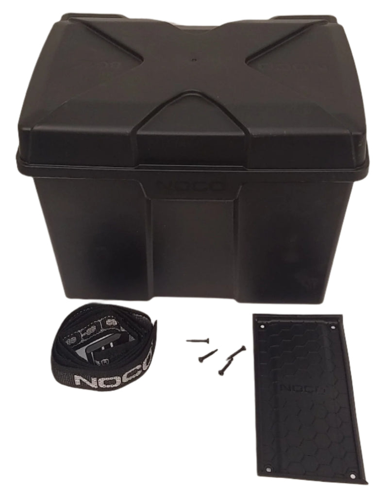 NOCO Black Battery Box with Snap On Lid for Group 24 Batteries Trailer Marine (HM300)