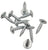 #10 Head 3/4" Truss Octa Drive T-3 Bit NON Self Tapping Cargo Screw Plated G2 Stainless Steel (1034TOA-G2-LOTOF10)