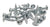 #10 Head 3/4" Truss Octa Drive T-3 Bit NON Self Tapping Cargo Screw Plated G2 Stainless Steel (1034TOA-G2-LOTOF25)