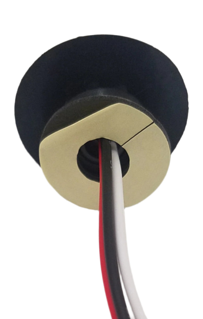 Maxxima 1.25" Round P2/P3/PC2 Clearance Marker Red/Auxiliary Stop 3/4" Mounting 3 Wire (M09410RAS)