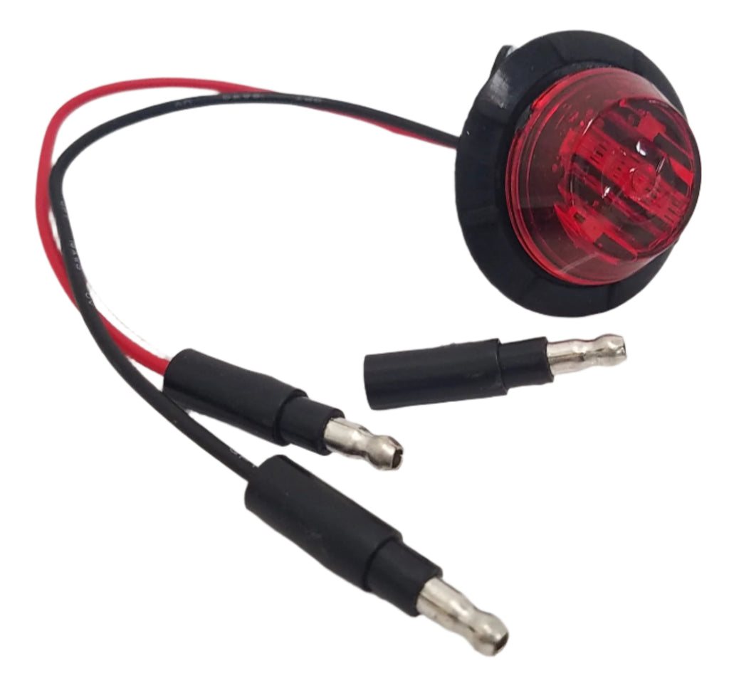 Maxxima 1.25" Round P2/P3/PC2 Clearance Marker Red/Auxiliary Stop 3/4" Mounting 3 Wire (M09410RAS)