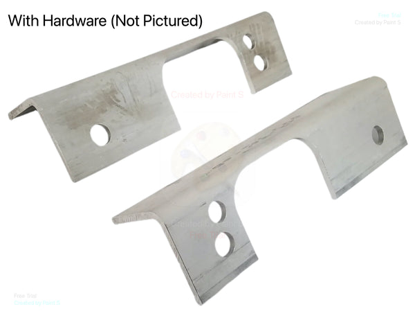 #10 Aluminum Side Mount Bracket Hanger Kit WITH BOLTS Left & Right Sides 3,500# Torflex Trailer Axles Dexter (3-304-305-B-KIT)