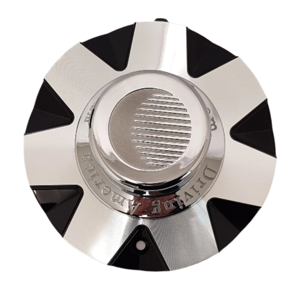 Black Series 06 Center Cap Cover 16" 7 Spoke Trailer Rim Tire Hi-Spec Wheel (90092B)