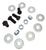 #10 Aluminum Side Mount Bracket Hanger Kit WITH BOLTS Left & Right Sides 3,500# Torflex Trailer Axles Dexter (3-304-305-B-KIT)