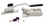 White Swivel Cam Bar Trailer Latch Handle Door Cambar Cargo W/ White Lock (SCB-W2F-WHT)