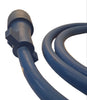 7 Way Molded 6' Trailer Wire Light Plug Cord Brass Connectors RV Blade Camper (J-7067-WH)
