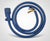 7 Way Molded 6' Trailer Wire Light Plug Cord Brass Connectors RV Blade Camper (J-7067-WH)