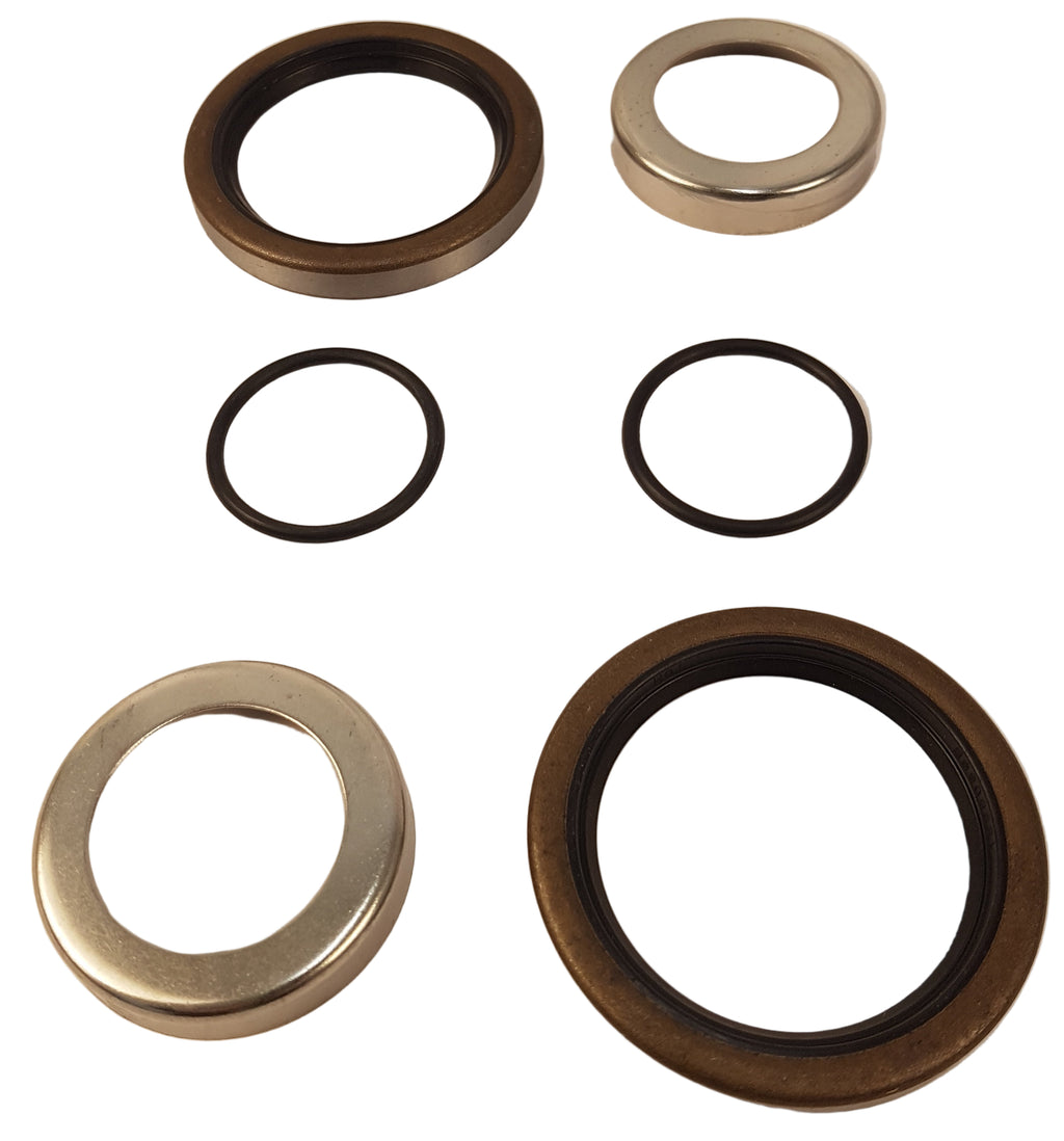2 - Trailer Axle Spindle Seal Repair Sleeve Kit Upgrade 6000# 1.938 2.5 #9 Spindo (5627)