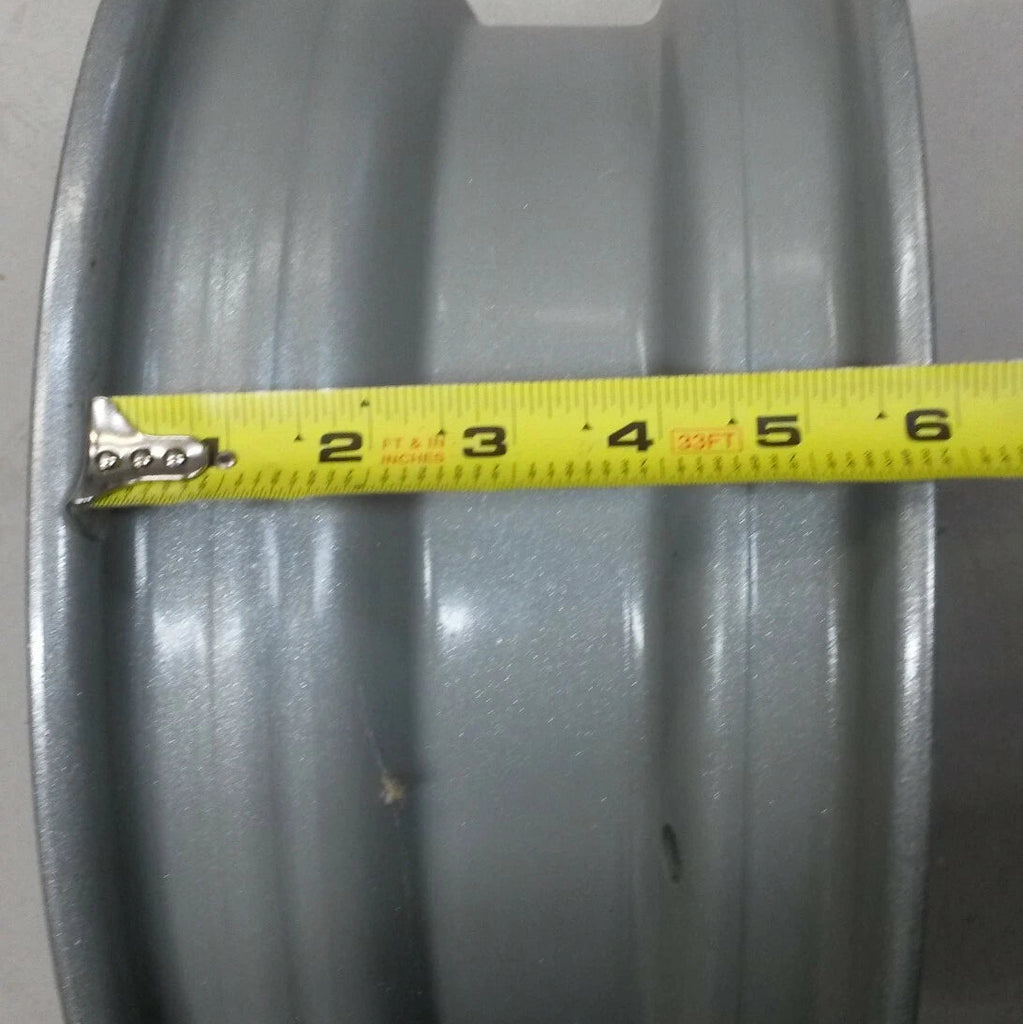 Dexstar 14" X 5.5" Vintage Style Rim 4 x 4, -9 Silver Trailer Wheel (20312)