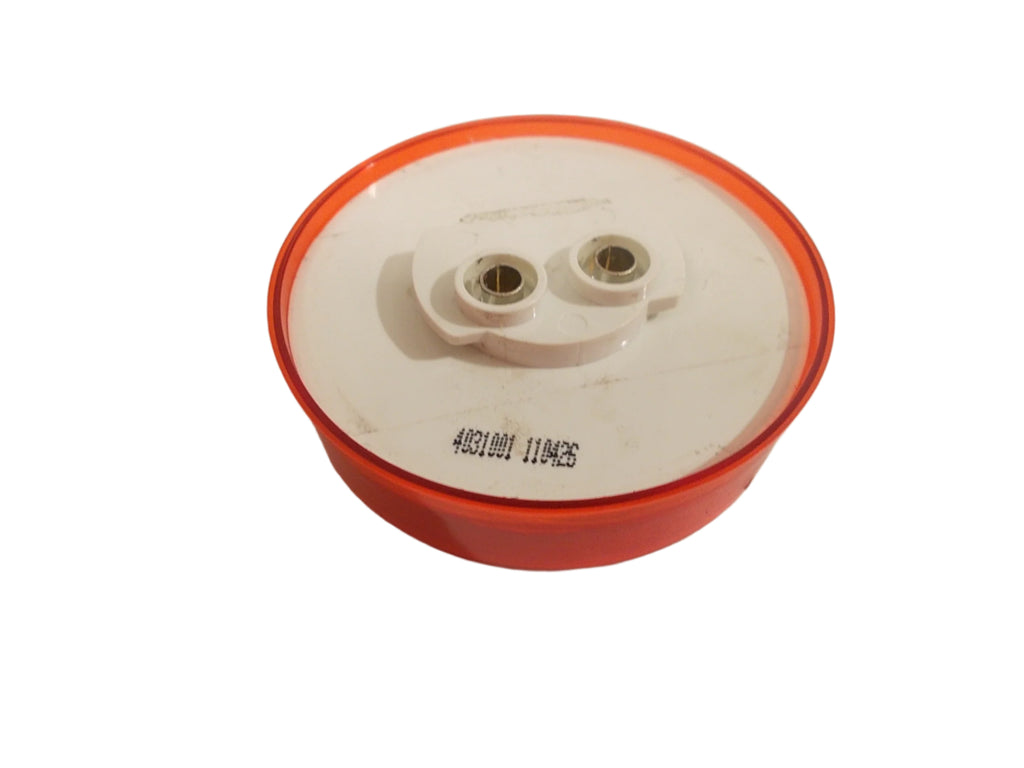 Sealed 2" x 11/16" Round Trailer Red Clearance/Side Marker Light Flush Mount (203221)