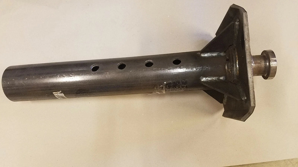 Drilled 30K Gooseneck to 5th Wheel Adapter | 4" Round Drilled Tube (2085205-DRILLED)