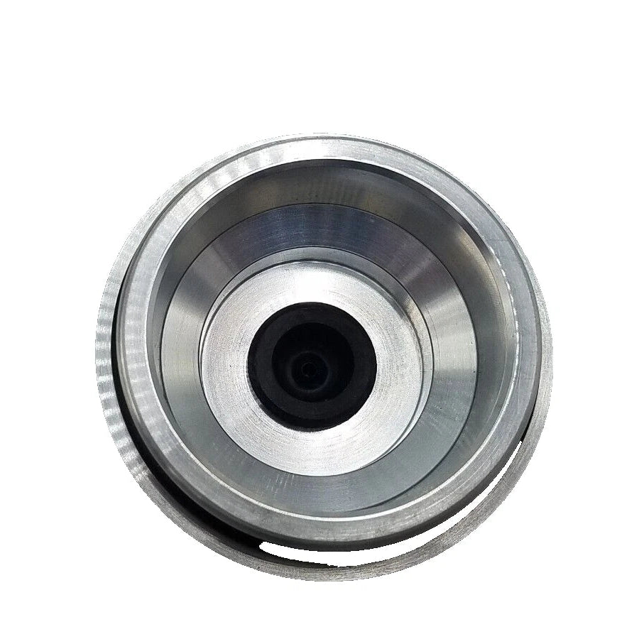 Four - Billet Aluminum Trailer Oil Bath Caps 4"-12 Thread with Wrench (21-36-BILLET-WRENCH-KITX4)