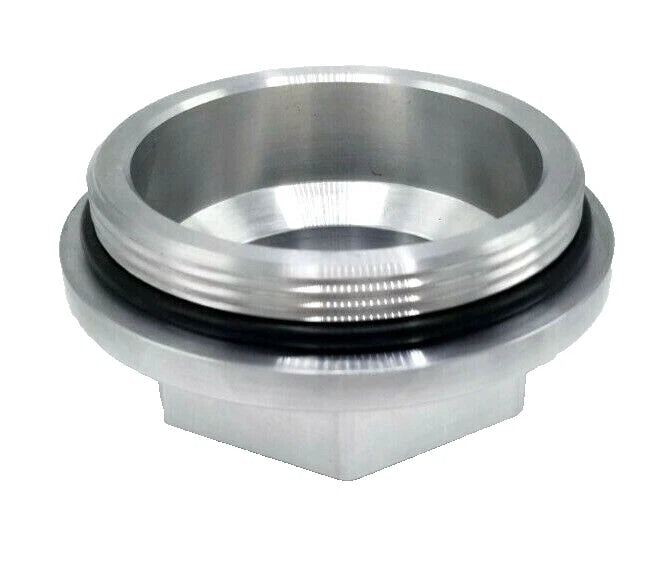 Two - 2-7/8" BILLET ALUMINUM Oil Cap Fit Dexter 21-35 Trailer Axle Bearing Hub 6K-8K (21-35 Billet-KITX2)