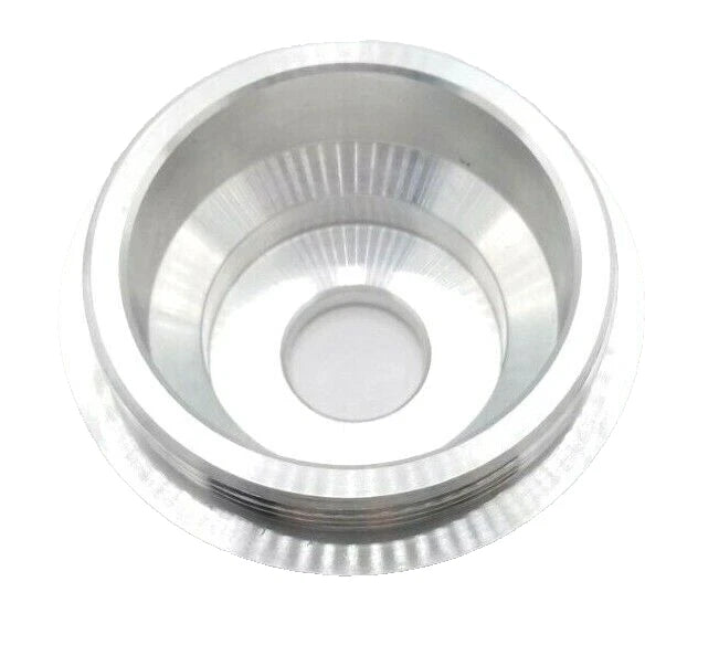 2-7/8"-12 Billet Aluminum Threaded Oil Cap Kit With O-Ring and Plug — 6K-8K Trailer Axle (21-35 Billet-Kit)