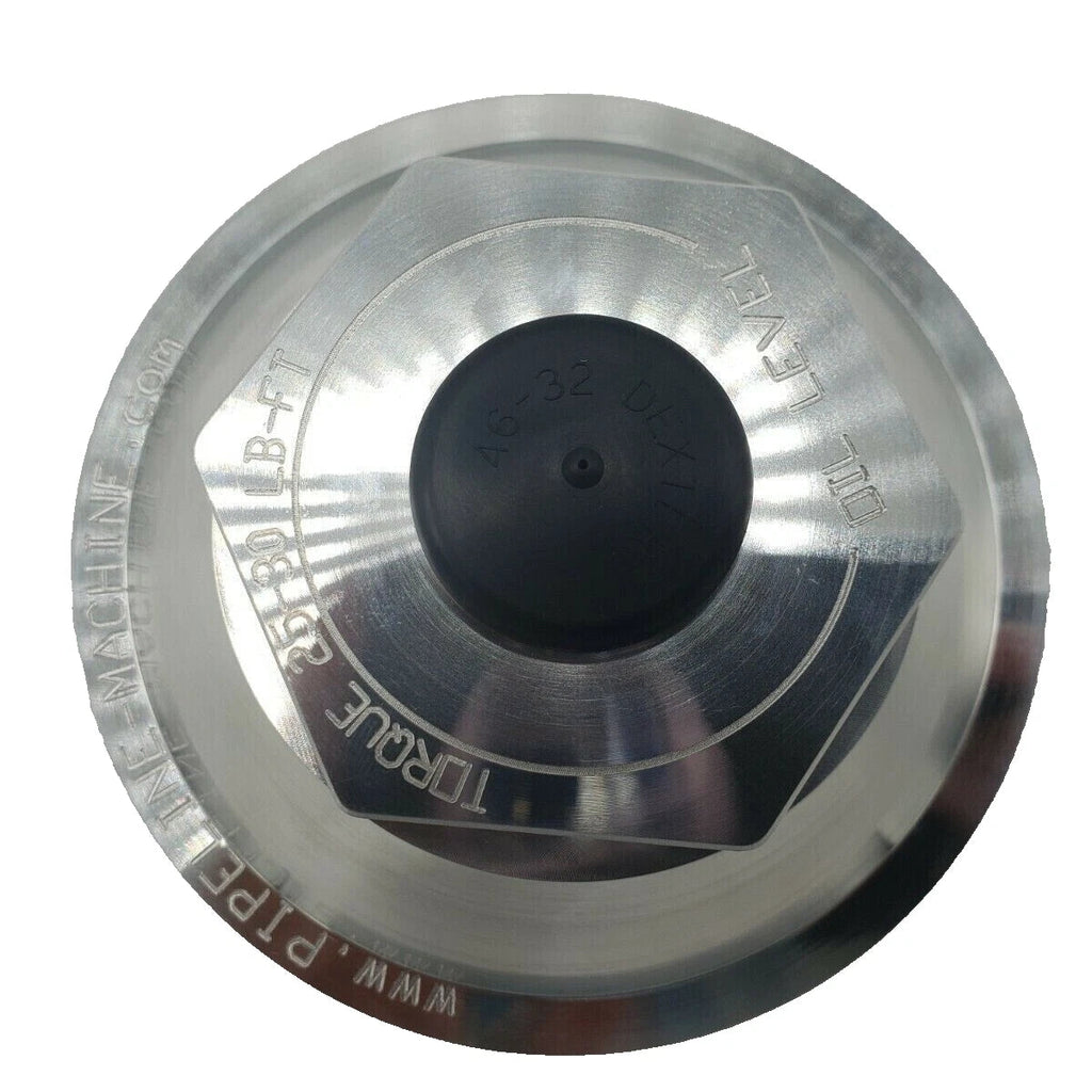 4.0" Billet Aluminum Oil Bath Cap Kit — 4"-12 Thread for 10K–15K Trailer Axles (21-36 Billet-KIT)