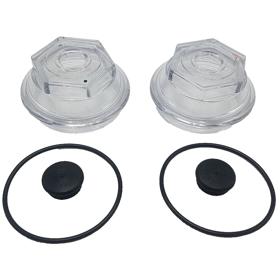 X4(FOUR) 3.5" Oil Bath Cap Trailer Axle Dexter 9K 10K 8-415 430 After 2009 (21-88-KIT-LOTOF4)