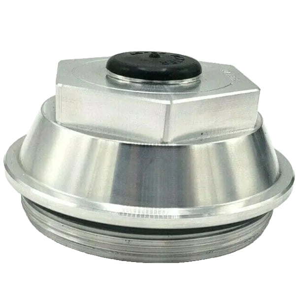 Two - Billet Aluminum 3.5" Oil Bath Caps – 21-88 Style – 10K General Duty Trailer Axles (21-88 Billet-KITx2)