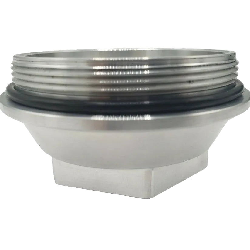 Two - Billet Aluminum 3.5" Oil Bath Caps – 21-88 Style – 10K General Duty Trailer Axles (21-88 Billet-KITx2)