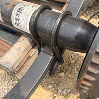NEW Dexter 10,000 lb GD Rear Trailer Axle - 73.5" HF - 46" SC - Underslung - Electric Brakes - 8 Lug