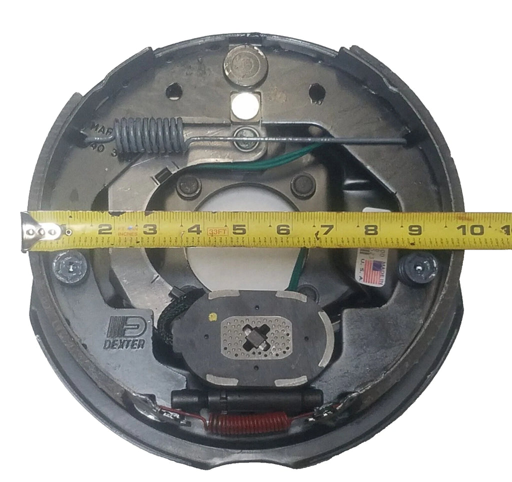 4 x DEXTER 3500# Trailer Axle Brake 10"x2.2" Electric Backing plate Complete (23-26 + 23-27-LOTOF2)