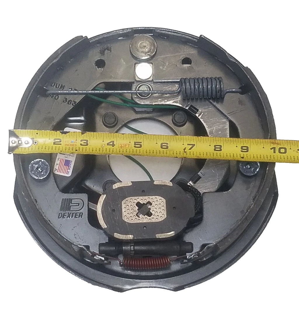 4 x DEXTER 3500# Trailer Axle Brake 10"x2.2" Electric Backing plate Complete (23-26 + 23-27-LOTOF2)