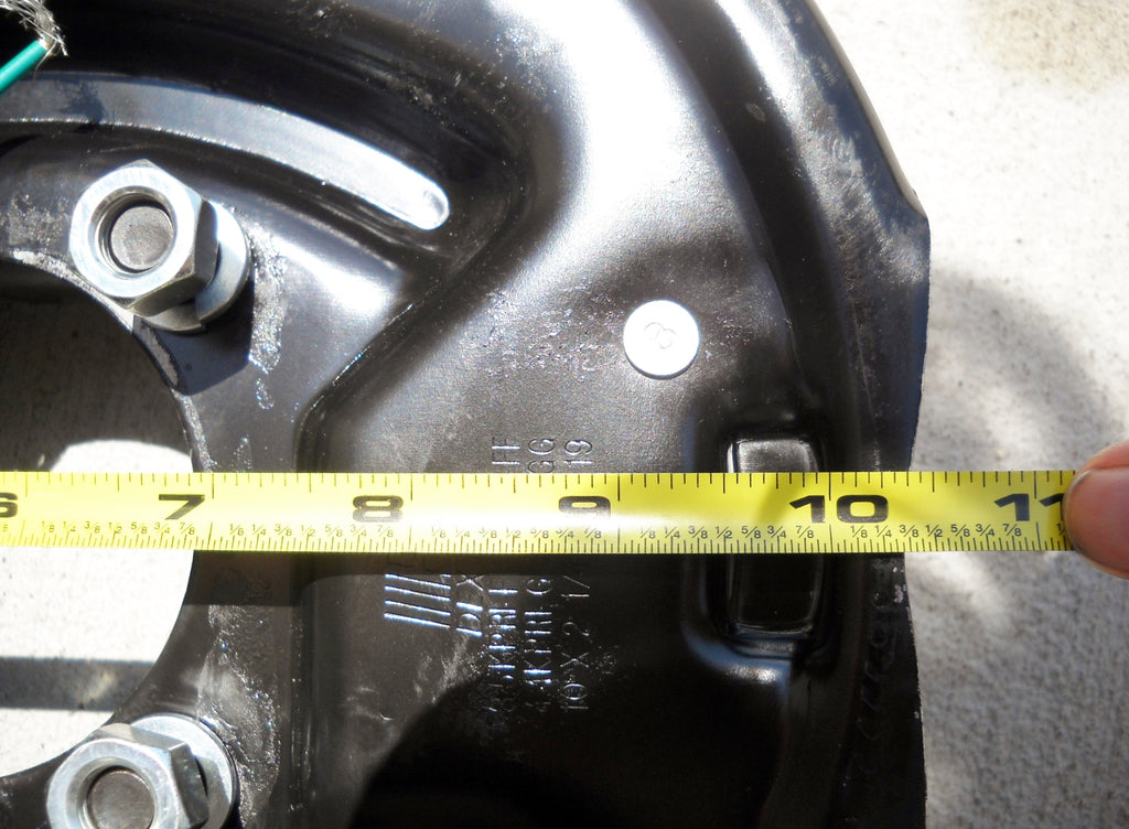 2 x DEXTER 3500# Trailer Axle Brake kit 10"x2.25" Electric Backing plate Complete (23-26 + 23-27)