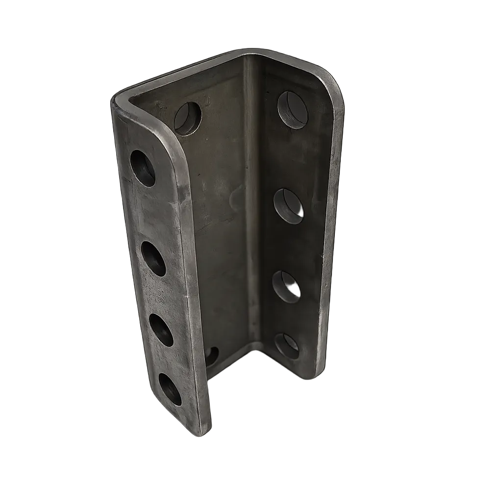 Heavy Duty Adjustable 2.5" Forged Pintle Ring with Channel 30000# 30K Heavy Duty (2374143E-C-KIT)