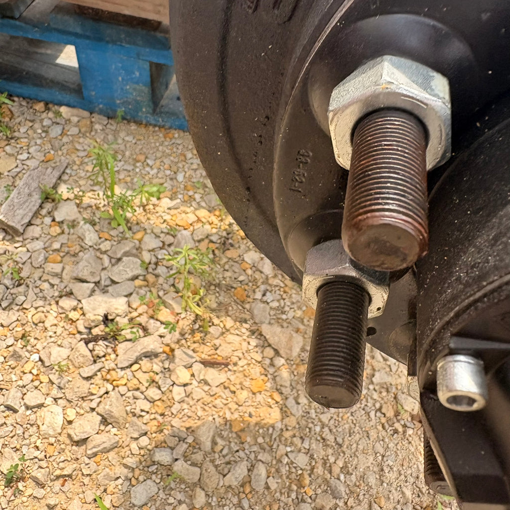 NEW Dexter 10,000 lb GD Rear Trailer Axle - 73.5" HF - 46" SC - Underslung - Electric Brakes - 8 Lug