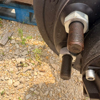 NEW Dexter 10,000 lb GD Rear Trailer Axle - 73.5" HF - 46" SC - Underslung - Electric Brakes - 8 Lug