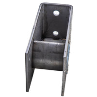 Two - Front Hanger for 3" Slipper Springs — 6-1/4" Tall — 1" Bolt Hole (28-67-4LOTOF2)