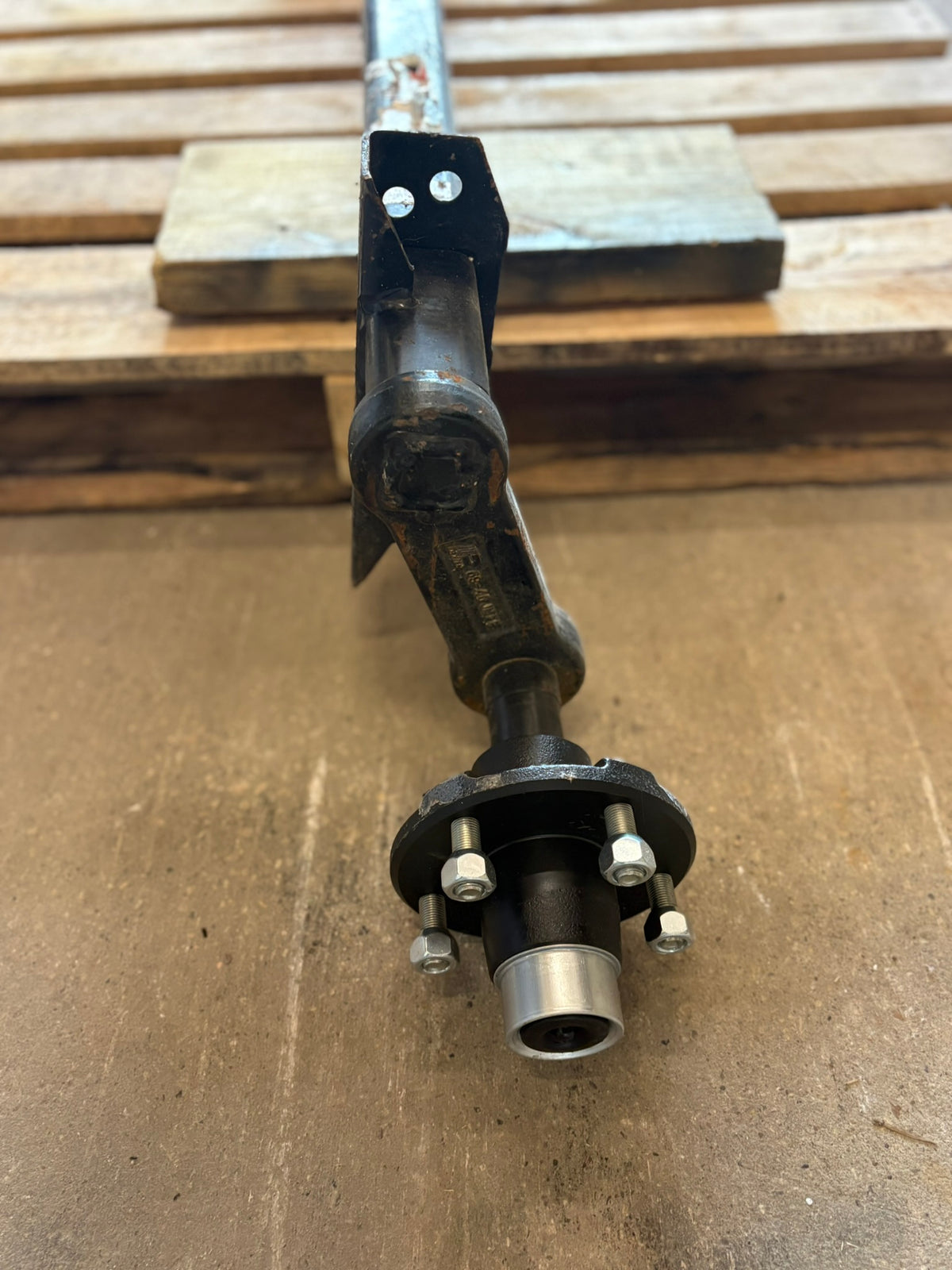Dexter #9 Torflex 2,000 lb Torsion Axle - 72" HF - 56" OB - 22.5° Down - 5 on 4.5 Idler - E-Z Lube