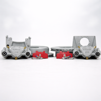 Kodiak 13" Disc Brake Kit 8-Lug 7,000 lb Dacromet Two-Wheel Set Cap Style Rotor (2/R-133-7-8-DDD-K)