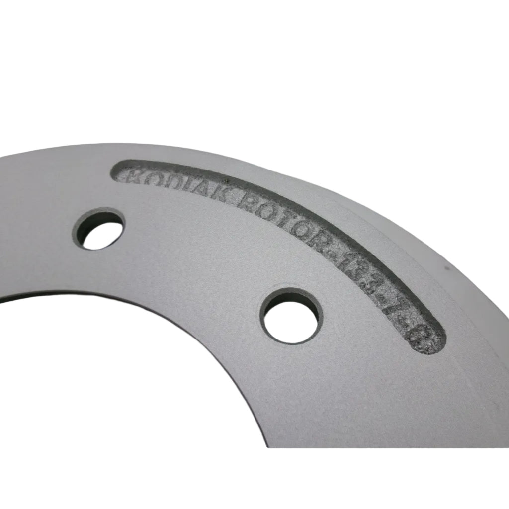 Kodiak 13" Disc Brake Kit 8-Lug 7,000 lb Dacromet Two-Wheel Set Cap Style Rotor (2/R-133-7-8-DDD-K)