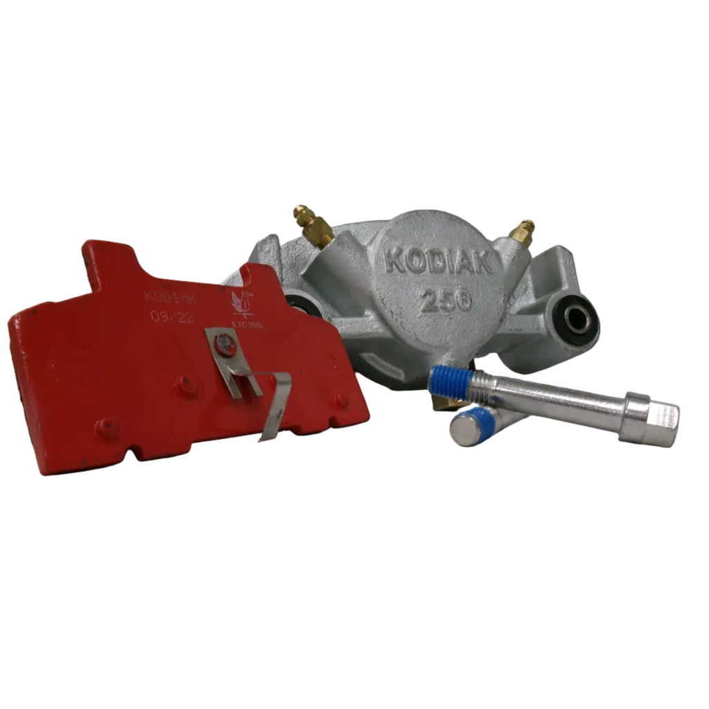 Kodiak 13" Disc Brake Kit 8-Lug 7,000 lb Dacromet Two-Wheel Set Cap Style Rotor (2/R-133-7-8-DDD-K)