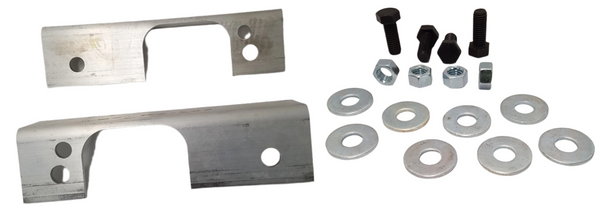 #10 Aluminum Side Mount Bracket Hanger Kit WITH BOLTS Left & Right Sides 3,500# Torflex Trailer Axles Dexter (3-304-305-B-KIT)