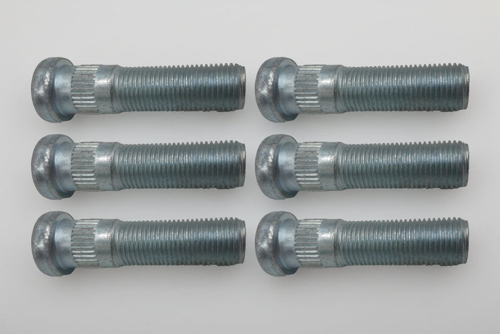 Pack of 6 Drive-In Wheel Studs — 1/2"-20 Thread, 0.561" Spline, 2" Long (33038U-6)