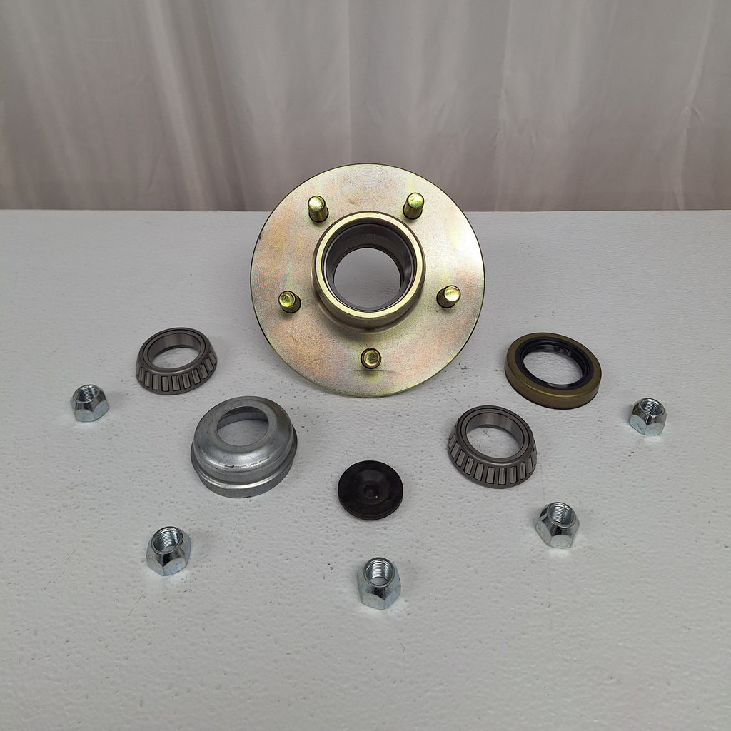 4200# 5 x 4.5 UFP L68149 Straight Spindle Hub Trailer Axle Load Rite Boat 1.375" (33667U-KIT)
