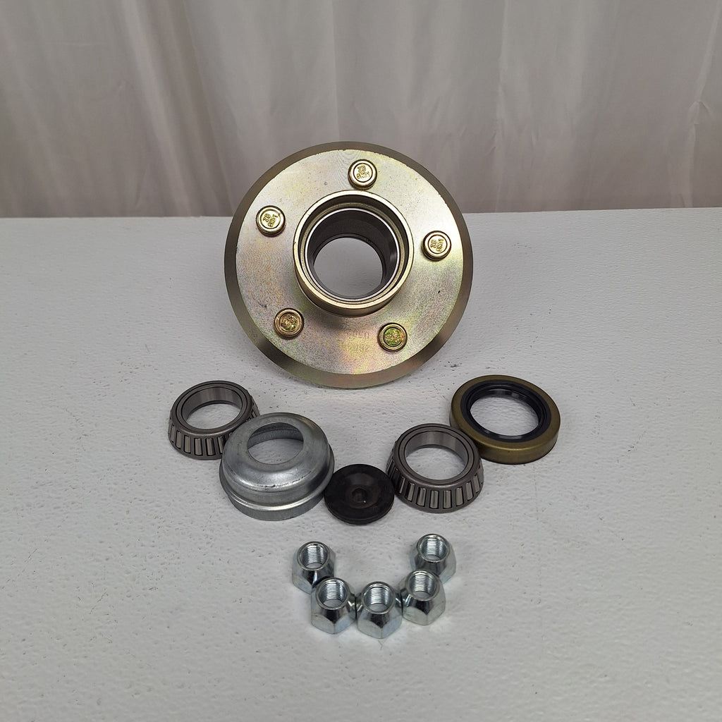 4200# 5 x 4.5 UFP L68149 Straight Spindle Hub Trailer Axle Load Rite Boat 1.375" (33667U-KIT)