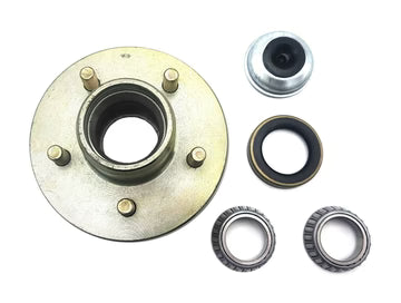 33667U-L Idler Hub with Lug Nuts – 3,500 lb – 5 on 4.5 – 1/2" Stud – 68149 / 32373 (SKU: 33667U-L)