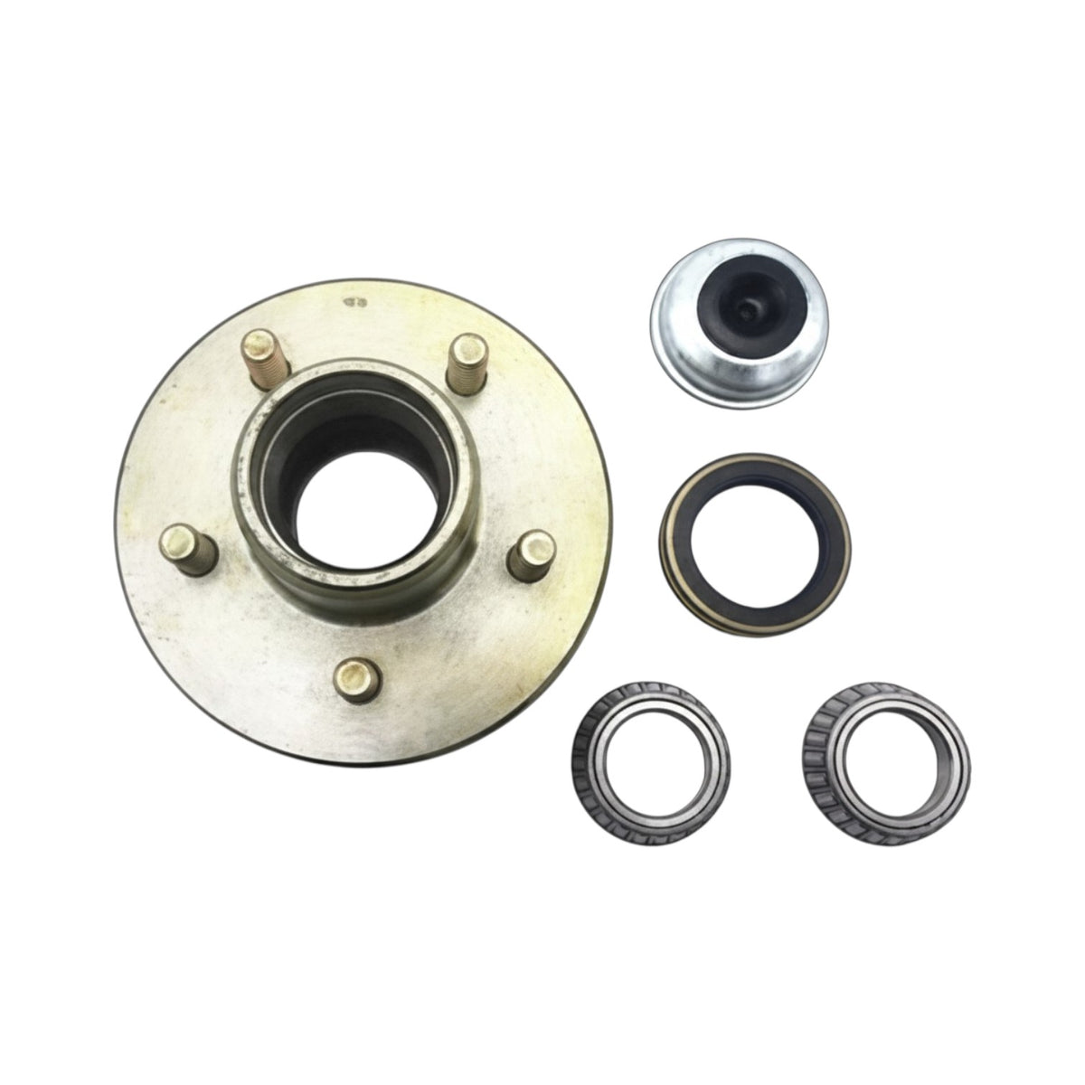 33667U-L Idler Hub with Lug Nuts – 3,500 lb – 5 on 4.5 – 1/2" Stud – 68149 / 32373 (33667U-L)
