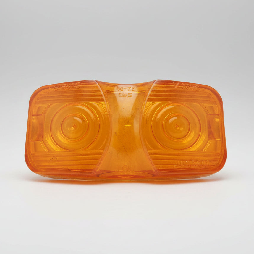 Bargman Amber Dual Bulb Replacement Lens (34-108843)