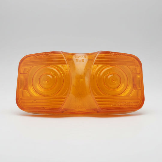 Bargman Amber Dual Bulb Replacement Lens (34-108843)