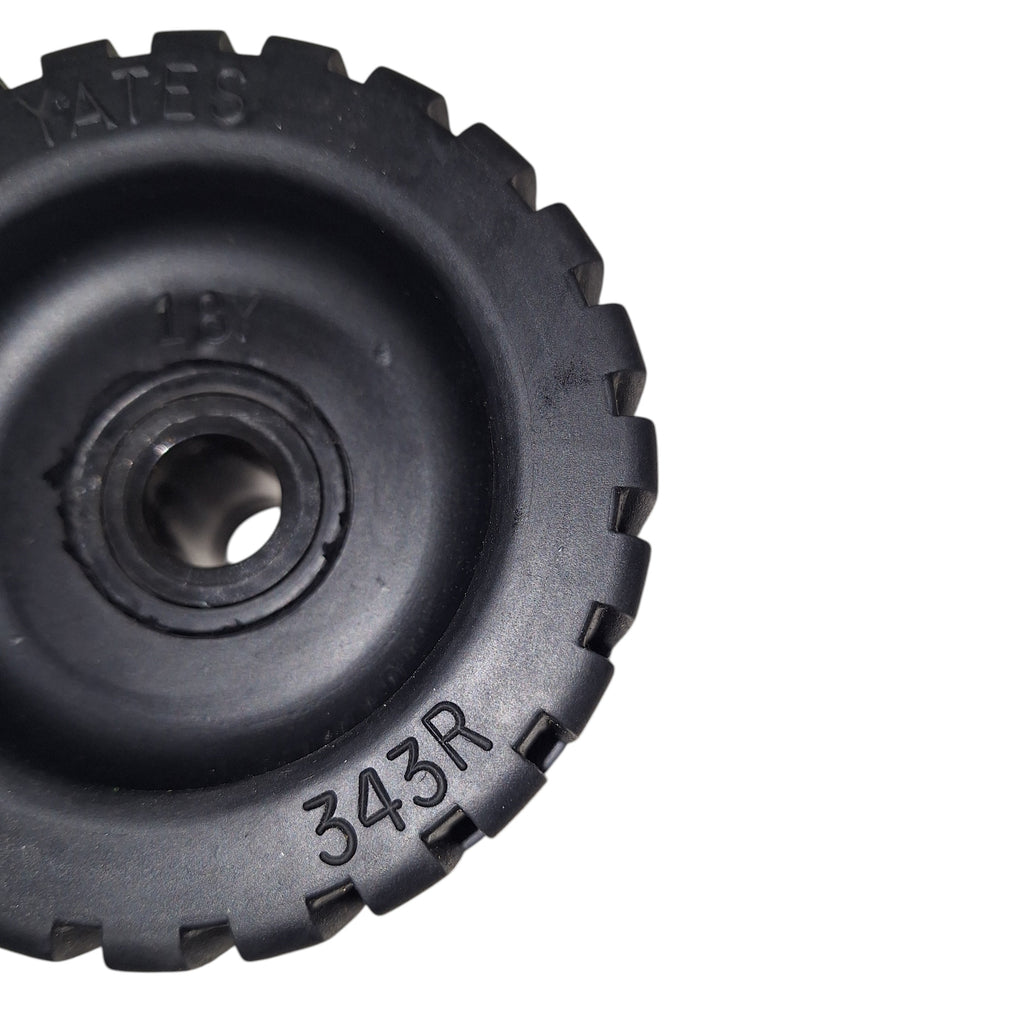 Yates Heavy-Duty Ribbed Wobble Roller | Non-Slip Boat Trailer Roller (343R-6P)