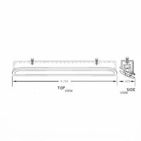 Red LED Truck Cap Topper 3rd Brake Light RV Camper Winnebago 10" long ATC (AT-LED 28X30-01)