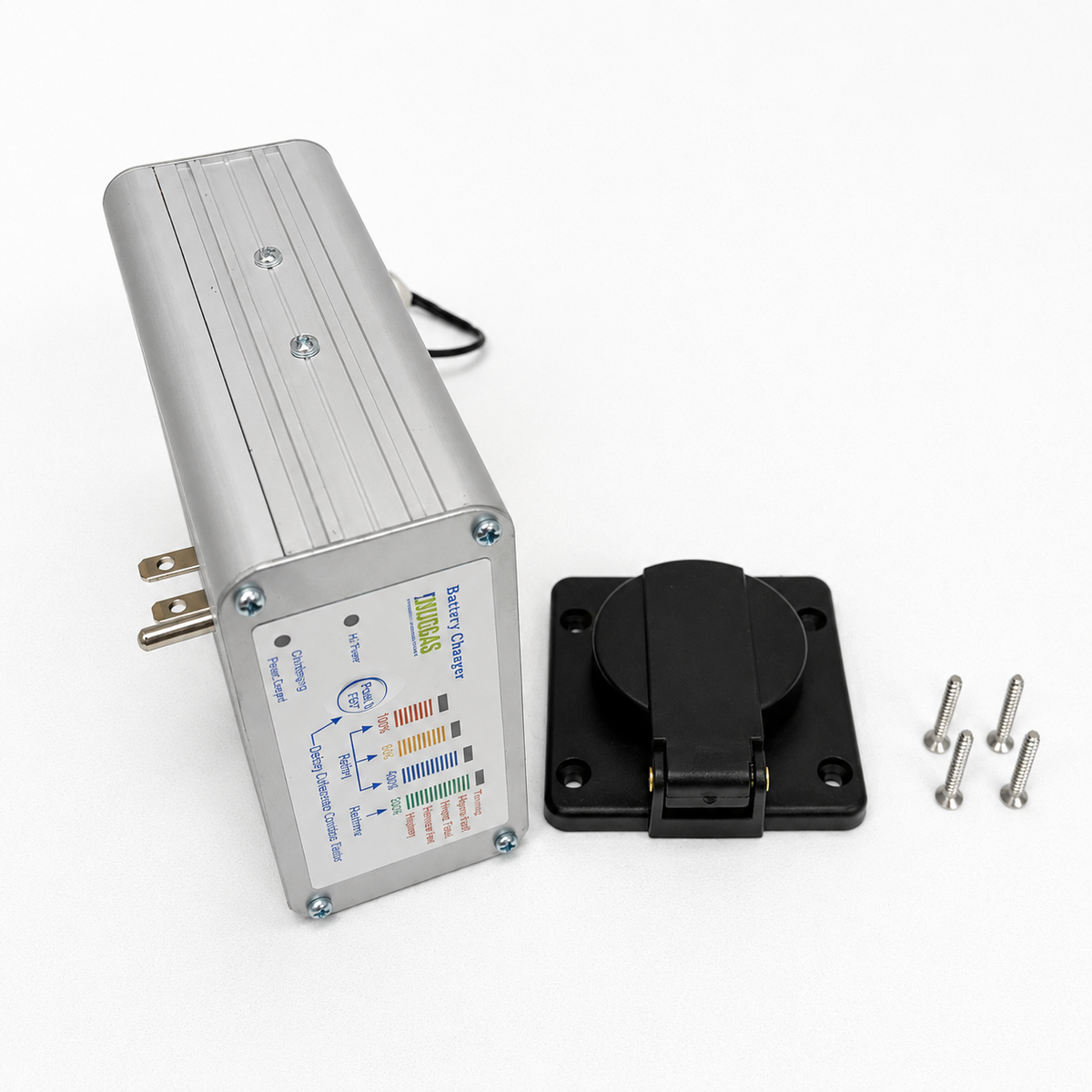Douglas Hydraulic Manufacturing RSC-L1STP 12V Switch Mode Battery Charger for Hydraulic Lift Trailers (3805211)