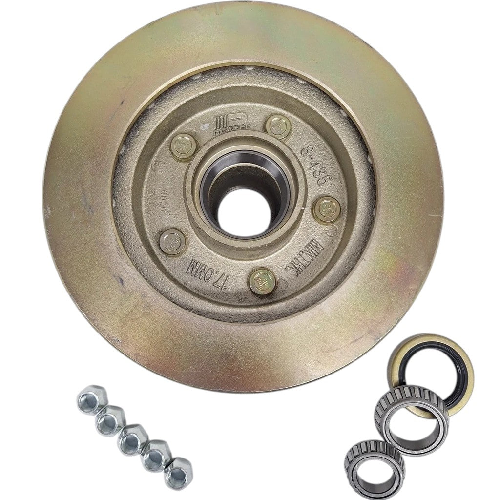 UFP by Dexter DB-35 5-Lug 10 Zinc Plated Rotor Assembly #41019 3700LB (41019U-KIT)
