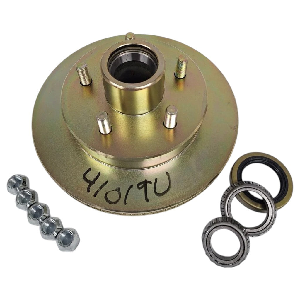 UFP by Dexter DB-35 5-Lug 10 Zinc Plated Rotor Assembly #41019 3700LB (41019U-KIT)